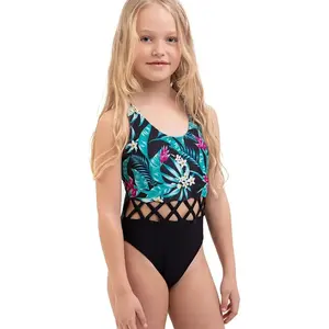 Swimsuit Lovely Baby Swimwear Bikini Printed Fashion Swimsuit Beachwear Young One-piece Bathing Suit Baby Swimwear
