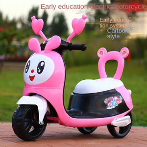 Triciclo Eléctrico Autopropulsado Rosa Princesa 2024, Juguete Infantil para Exteriores con Música, Hecho de Plástico Resistente - Product Image 5