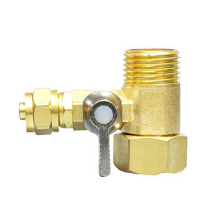 Robinet à bille 3 en 1 en cuivre pur, connecteur fileté de 1/2 pouce pour purificateur d'eau, pour usage domestique en cuisine - Product Image 2