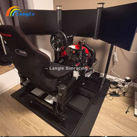 Kit de plateforme de simulation de mouvement 6 axes 6DOF en aluminium pour simulateur de course, outils de simulation intérieurs pour jeux de course VR/AR avec force G
