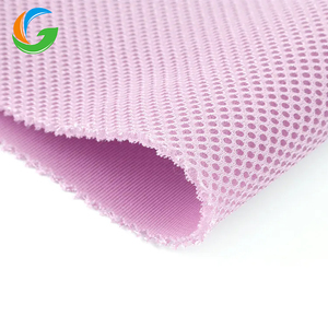 <span class=keywords><strong>Tissu</strong></span> doré Maille légère 3D Air Mesh Diamond Honeycomb Athletic Embroidery Print Knitted Spacer Jersey Fiber Mesh Fabric - Product Image 2