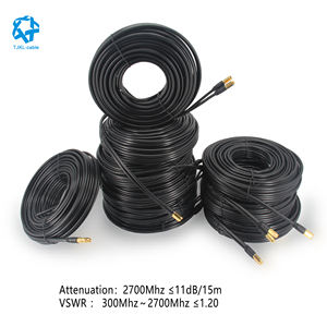 Cctv Catv <span class=keywords><strong>Cable</strong></span> <span class=keywords><strong>Coaxial</strong></span> Negro PVC Antenas Para <span class=keywords><strong>Tv</strong></span> 2 Em 1 RG58 Cobre revestido Al-mg Aleación Alambre Cabo <span class=keywords><strong>Coaxial</strong></span> De Rg 540 Hom Rg 715 BC - Product Image 6