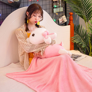 Bán Buôn OEM Tùy Chỉnh Phổ Biến Đồ Chơi Sang Trọng Động Vật Đồ Chơi Gối Với Chăn Mềm Nhồi Bông Đồ Chơi Sang Trọng - Product Image 2