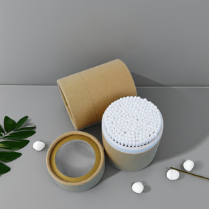 กระดาษคราฟท์ก้านไม้ไผ่แบบใช้แล้วทิ้งสำลีก้าน200กล่องกระดาษคราฟท์สำหรับใช้ทำความสะอาดหู - Product Image 3