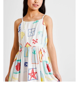 Vestido de Verano para Niñas, Hecho de Tela de Algodón Suave, con Estilo Moderno y Encanto Decorativo para Comodidad Diaria - Product Image 4