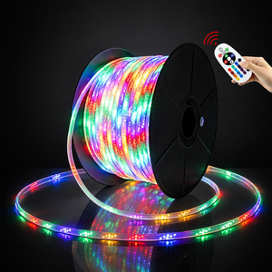 Guirnalda de luces LED RGB de 220V ws2812b, impermeable, con efecto de agua corriente, 48D 96D, color de ensueño, para decoración navideña, fiestas y hogar, 100m - Product Image 3