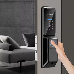 Mới nhất nóng bán tự động kỹ thuật số thông minh khóa cửa khóa thông minh tuya wifi key thông minh khóa cửa vân tay mật khẩu với chuông cửa - Product Image 5