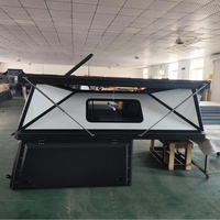 Toit rigide pliable en aluminium léger de haute qualité, imperméable, pour camping et overlanding sur pick-up 4x4