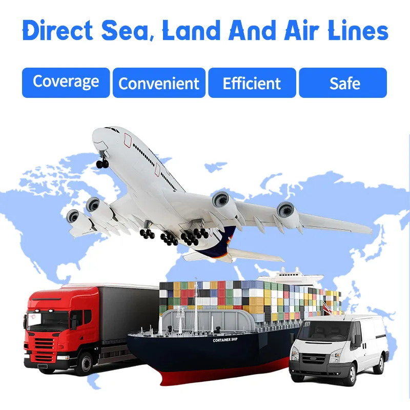 LCL FCL DDP service de livraison à domicile agent de transport maritime et aérien de Chine vers les États-Unis, le Royaume-Uni, le Canada et l'Europe