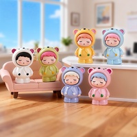 Meilleures ventes : Breloques animaux endormis Kawaii DIY pour coques de téléphone, breloques animaux en résine en gros, accessoires d'artisanat en résine pour la décoration