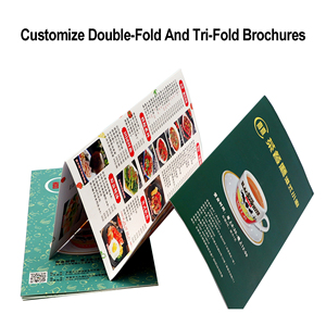 Advertising Folded Brochure <strong>Printing</strong> Half-Fold Trifold Multifold for Promotion and Packaging Made From Fancy and Offset Paper - Product Image 4