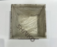 Pot de fleurs en bois de style ferme pour la vente en gros - Pot de fleurs d'intérieur en bois blanc imprimé personnalisable pour l'horticulture