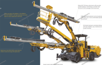 Appareil de forage souterrain Epiroc Boomer XL3D Haute productivité Équipement de forage géant à 3 rampes Nouvelle pompe à engrenages pour l'exploitation minière