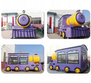 Restaurant commercial Mobile multifonctionnel décrochage Snack chariot volant aile porte nuage entrepôt chariot de nourriture pour boissons froides <span class=keywords><strong>lait</strong></span> - Product Image 6
