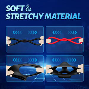 Vente chaude, anneau de pénis pour couple adulte, stimulation clitoridienne, passion lock, 7 tailles différentes, anneau de pénis, jouets sexuels, ensemble d'anneaux de pénis pour hommes - Product Image 3