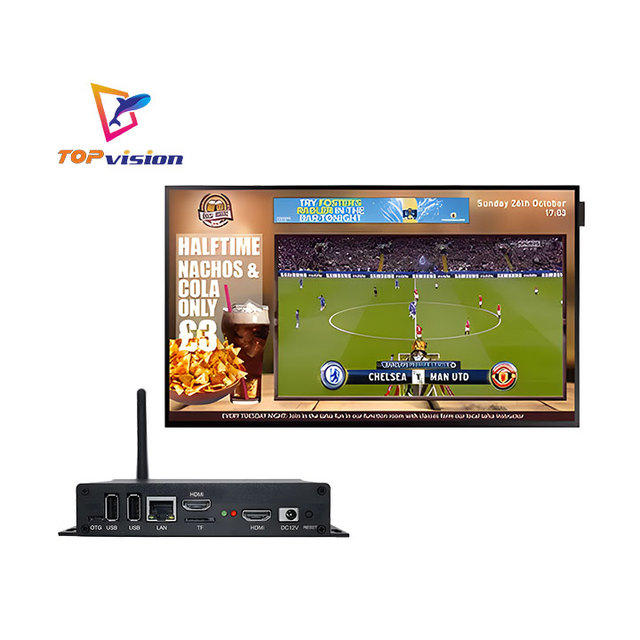 TOPvision Indoor Small Pitch COB Mini Numerical Control Media Digital Advertising Screen