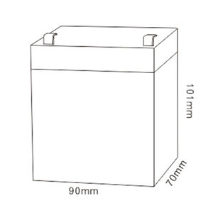 Batería de Plomo-Ácido Sellada Libre de Mantenimiento Mhb HR1223W de 12v 5ah de Alta Tasa de Descarga 23W/Celda/15Min - Product Image 2