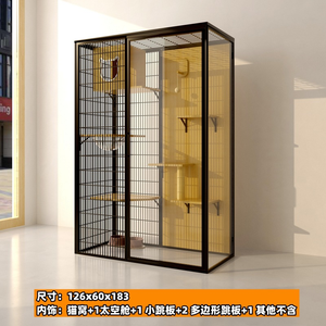 Villa di Lusso Ecologica per Gatti di Grandi Dimensioni Rifugio da Interno per Animali Domestici con Ampio Balcone in Vetro OEM/ODM Spazio per Gatti con Imballaggio in Cartone per Giocattoli per Animali Domestici - Product Image 2