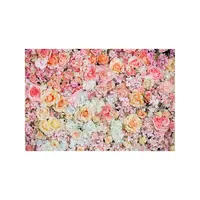 カスタムアニバーサリー写真撮影ビニール7X5ftロマンス花の結婚式の装飾の背景パーティーDGBD-138