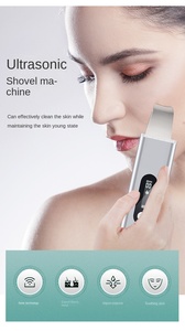 Stainless Steel Waterproof Ultrasonic Pore Cleaner Nose <b>Face</b> Blackhead Scrubber with Hot <b>Cloth</b> Mode - Product Image 6
