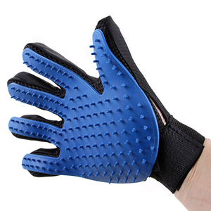 Silicone Dog Horse Grooming <b>Cleaning</b> <b>Bath</b> Gloves Massage Brush Dog Washing <b>Pet</b> Hair Remover Gloves - Product Image 1