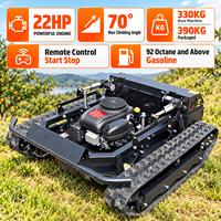 Pengiriman Gratis CE EPA 900mm Disetujui Mesin Pemotong Rumput RC Segala Medan Robot Pemotong Rumput untuk Dijual