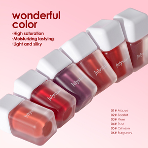 Julystar TinyLip Glaze, Lucidalabbra Effetto Specchio, Labbra Gelatinose con Luce Scintillante Effetto Rugiada, Lunga Durata Resistente alle Macchie Trasparente 2pz/set - Product Image 3