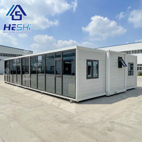 Maison conteneur préfabriquée empilable et extensible de 40, 30 et 20 pieds, bungalow préfabriqué, maison avec cuisine, Casa Contenedor, vente en gros