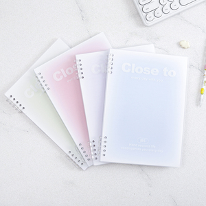 5-Lỗ Vòng Loose Lá Ràng Buộc Vòng Có Thể Tháo Rời Cuộn Dây Cuốn Sách PP PVC Không Thấm Nước Bìa A5 B5 Đầy Màu Sắc Máy Tính Xách Tay - Product Image 2