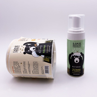 Conception gratuite impression personnalisée CMJN cosmétique Logo autocollant étanche auto-adhésif vinyle rouleau bouteille étiquette d'emballage