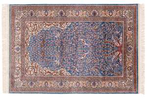 100% di gelso di seta stuoia di portello, da collezione di arte handmade turco Tappeto Di Seta - Product Image 2