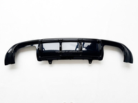 Diffuseur arrière de voiture en ABS noir brillant personnalisé en usine pour AUDI S3/A3 S-Line Sportback 8V pré-lifting 2013-2016