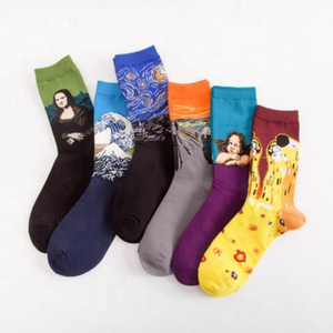 Breathable Anti-bacterial Cotton Fashion Ankle <strong>Socks</strong> <strong>Art</strong> Custom Painting <strong>Socks</strong> - Product Image 1