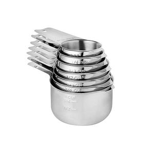 Juego de Tazas y Cucharas Medidoras de Acero Inoxidable, Tazas y Cucharas, Utensilios de Cocina para Cocinar y Hornear - Product Image 2