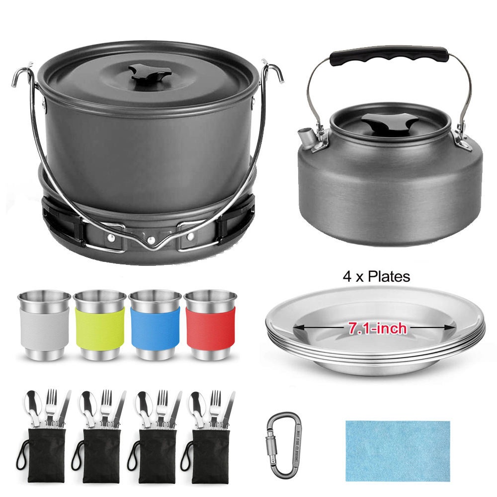 Soucoupe peu profonde noire pour 4 personnes, théière 1,1 L