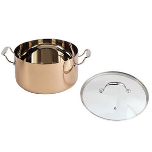 Olla de acero inoxidable, olla de tres capas de acero inoxidable, tapa visible - Product Image 2