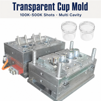 Molde para Recipiente de Orina de Plástico para Dispositivos Médicos, Molde Transparente para Vasos de Laboratorio, Moldeo por Inyección, OEM China
