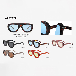 Gafas de Sol Personalizadas con Logotipo, Gafas Redondas para Hombre 2026, Gafas de Sol Polarizadas para Mujer, Gafas de Sol de Acetato para Hombre - Product Image 4