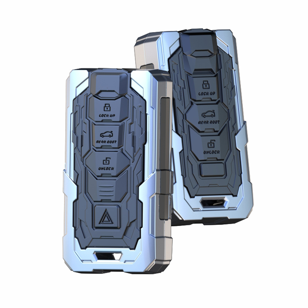 AMS YD519 Zinc Alloy Car Key Cover for Toyota Highlander RAV4 - Auto Key Case Holder Accessory