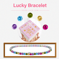 BSB139 RINNTIN Pulseras Joyería de plata 925 Sterling Diamante redondo Zirconia cúbica Multi colores CZ Tenis Pulsera Regalo