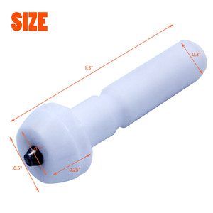 Furniture Caster <b>Plastic</b> Rigid Threaded Stem Kitchen <b>Wheel</b> PP Material - Product Image 3