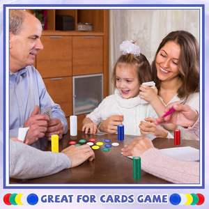 Fichas de Juego de Plástico ABS de 22 mm, 1000 Unidades, 5 Colores, para Contar en Juegos de Bingo - Product Image 5