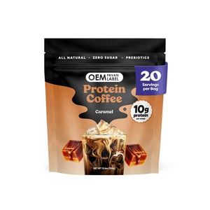 Café en Polvo Orgánico con Alto Contenido de Proteína de Suero de Leche, Café Espresso con Alto Contenido de Proteína, Apto para Dieta <span class=keywords><strong>Keto</strong></span>, para Concentración, Energía y Salud Intestinal - Product Image 3