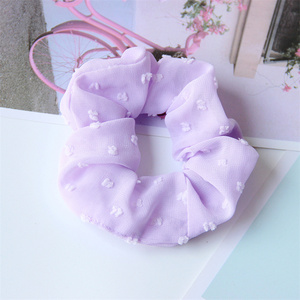 Seersucker-cintas elásticas para el pelo para mujer y niña, cintas para el pelo de Color sólido, accesorios para el cabello - Product Image 3