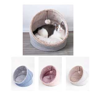 도매 맞춤형 접이식 여행용 고급 애완 고양이 침대 꽃무늬 인조 모피 섬유 CE ISO 인증 데미 브랜드 중국 - Product Image 2