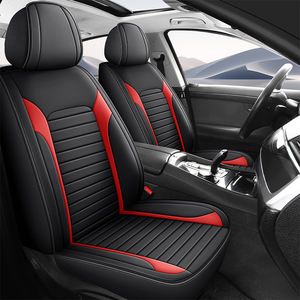 Комплект чехлов для автомобильных сидений из ПВХ-кожи универсального размера, всесезонный, для 5-местных автомобилей, оптовая продажа напрямую с завода, низкая цена - Product Image 1