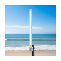 Antenne WiFi Omni Extérieure MIMO 2400-2500 MHz / 5150-5850 MHz à Gain Élevé 12 dBi, Double Polarisation, Résistante aux Intempéries, Signal Stable