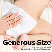 Lingettes humides pour bébé Weijing en tissu non tissé, 120 unités, douces, hydratantes, soin de la peau, non parfumées, hypoallergéniques, usage quotidien pour bébé, personnalisables