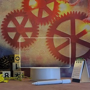 Tablero de Notas Acrílico Personalizado de 16 Colores, Lámpara de Noche, Tablero de Escritura Borrable, Luz LED 3D, Regalo de Cumpleaños, Decoración de Fiesta, Lámpara de Mesa - Product Image 4
