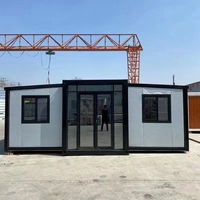 Maisons préfabriquées de luxe en conteneurs de 20 pieds, 2 chambres, Australie, maison en conteneurs extensible de 40 pieds avec salle de bain complète